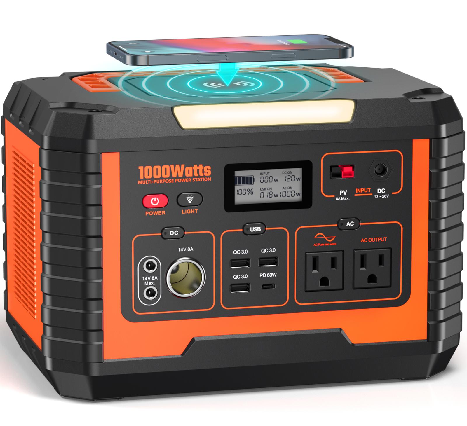 1000wh Portable Power Station Generator 110 Volt 12v 100ah Solar Power  Station Outdoor Inverter - China Wholesale 1000w Portable Power Station  $480 from Amazing Energy Limited